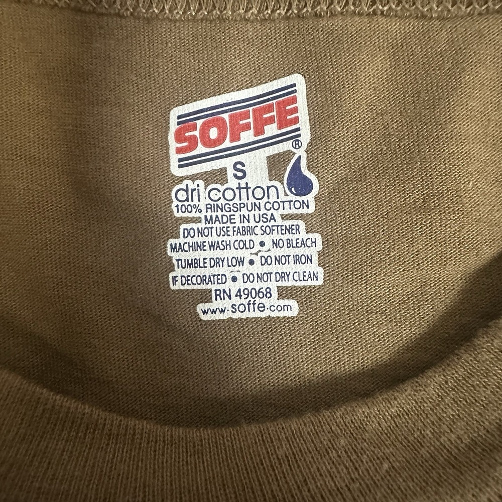 Soffe Mens VFA-154 Black Knights Military Graphic T-Shirt Khaki Small - Picture 9 of 9